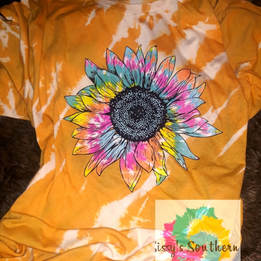 Custom made bleached tee